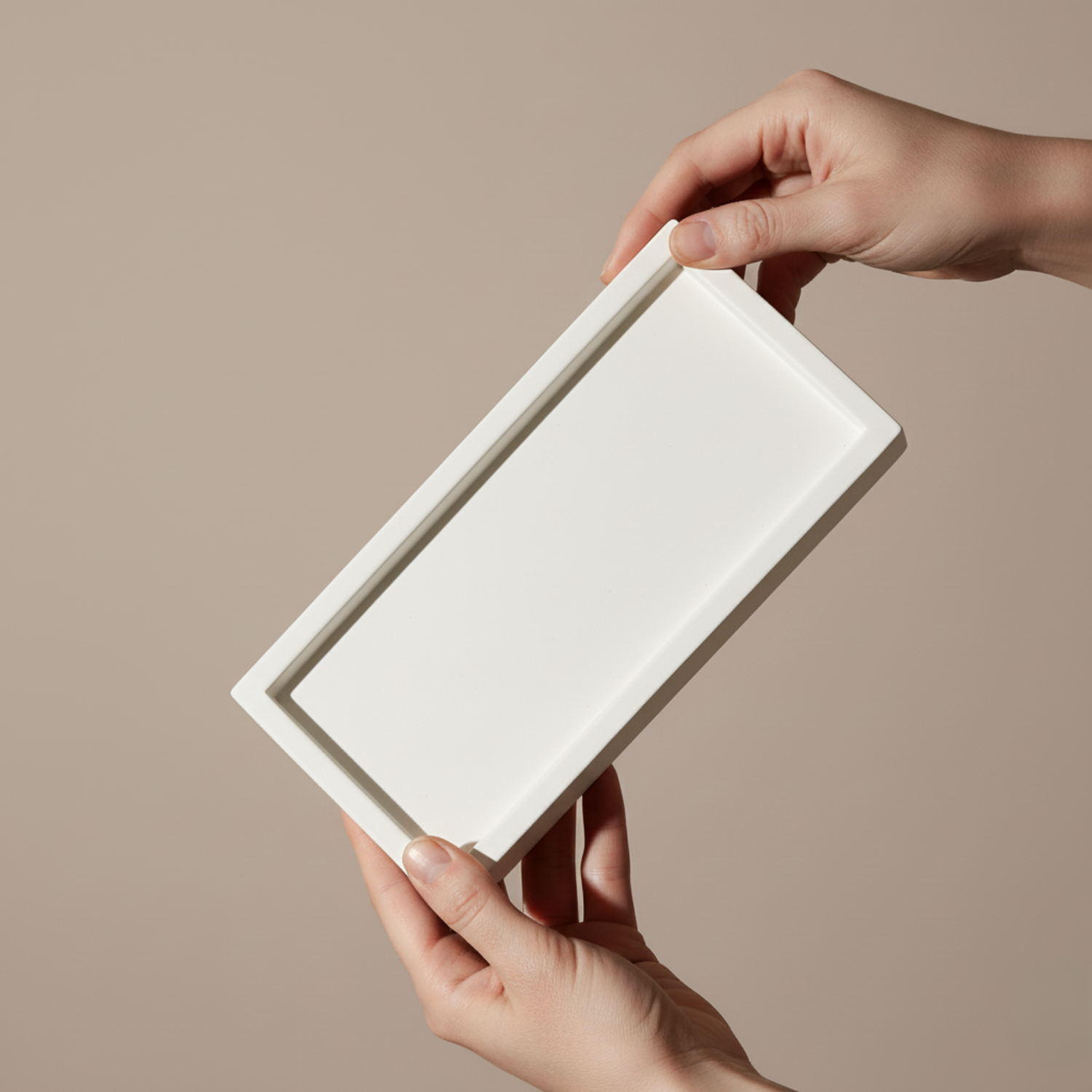 Minimalist Concrete Tray with Clean Modern Design – Nest Series
