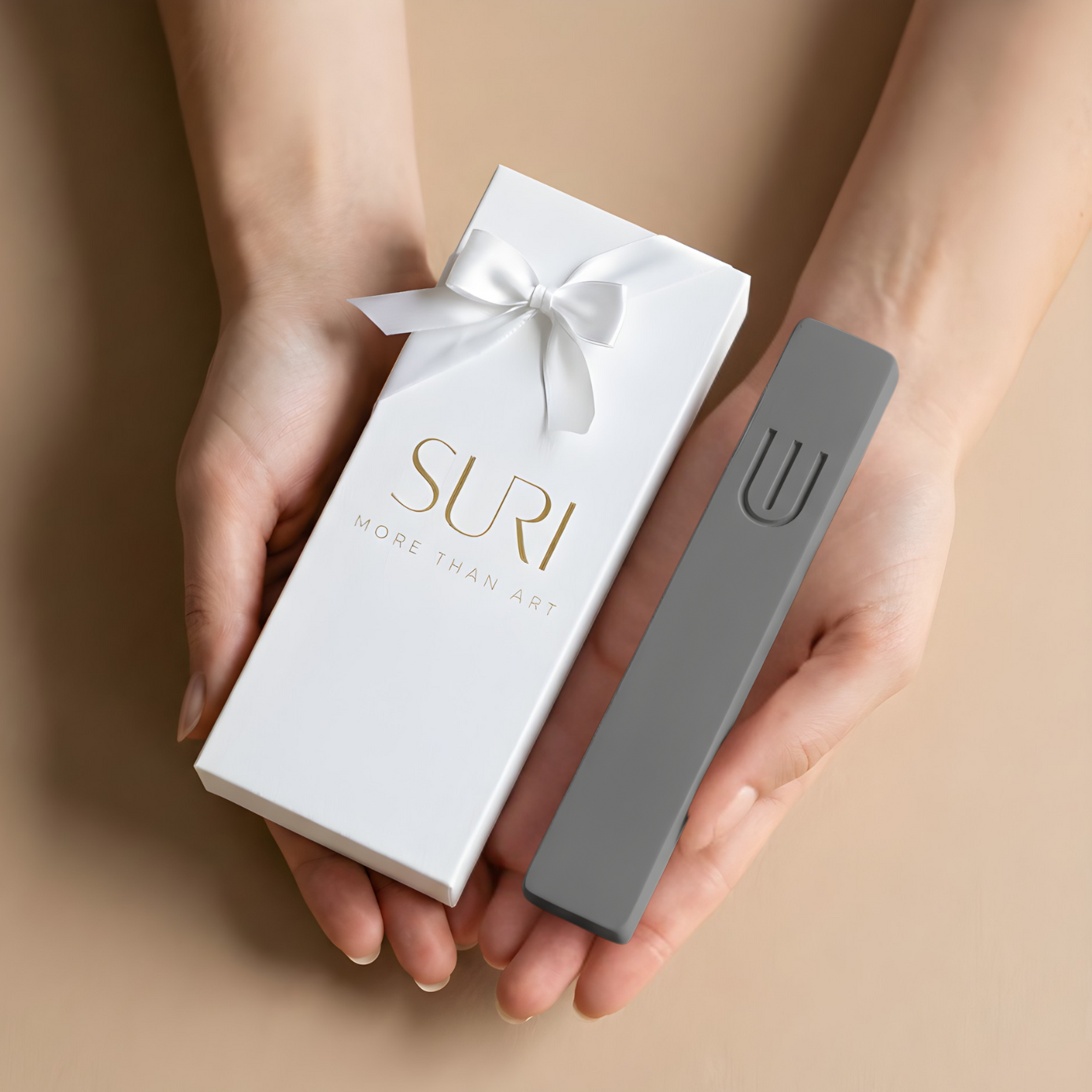 Sculpted Concrete Mezuzah with Clean Architectural Lines – Timeless Collection