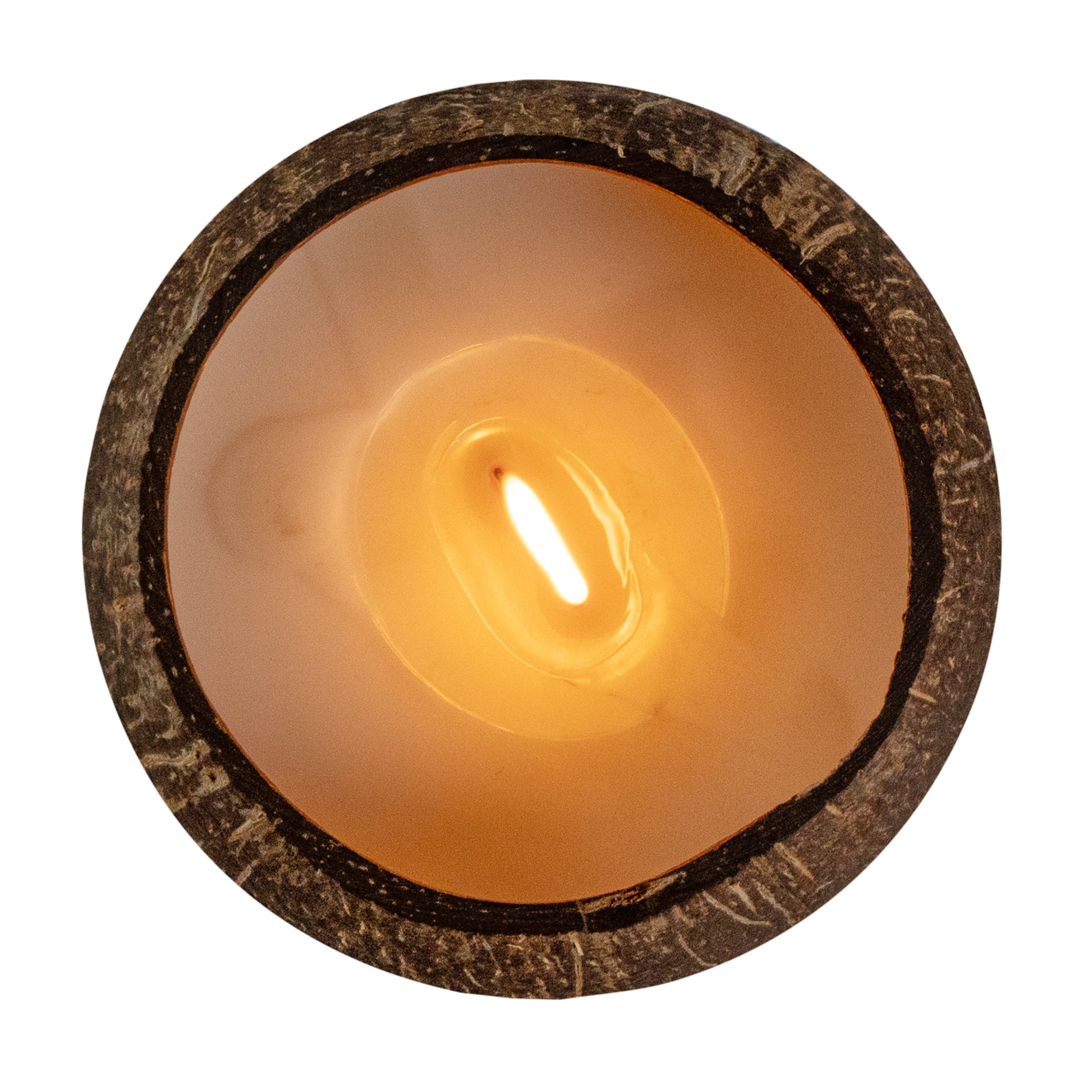 Coco Casa Handmade Coconut Shell Candle - Pineapple Papaya - 4" x 4" x 2 3/4" - 1 count box