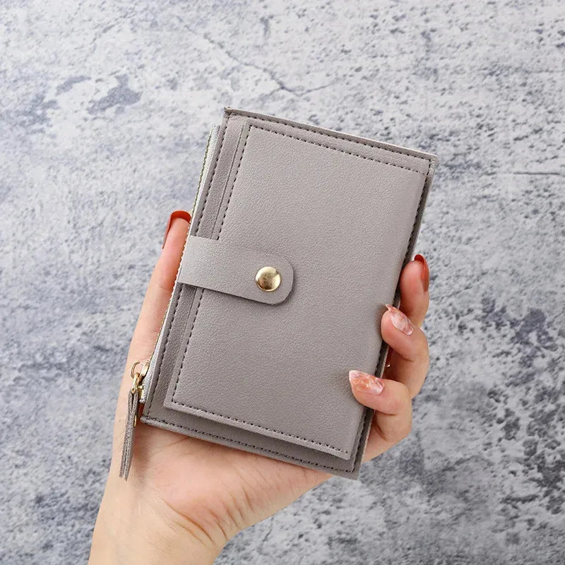 Ultra-Thin PU Wallet for Women | Simple Student Coin Purse