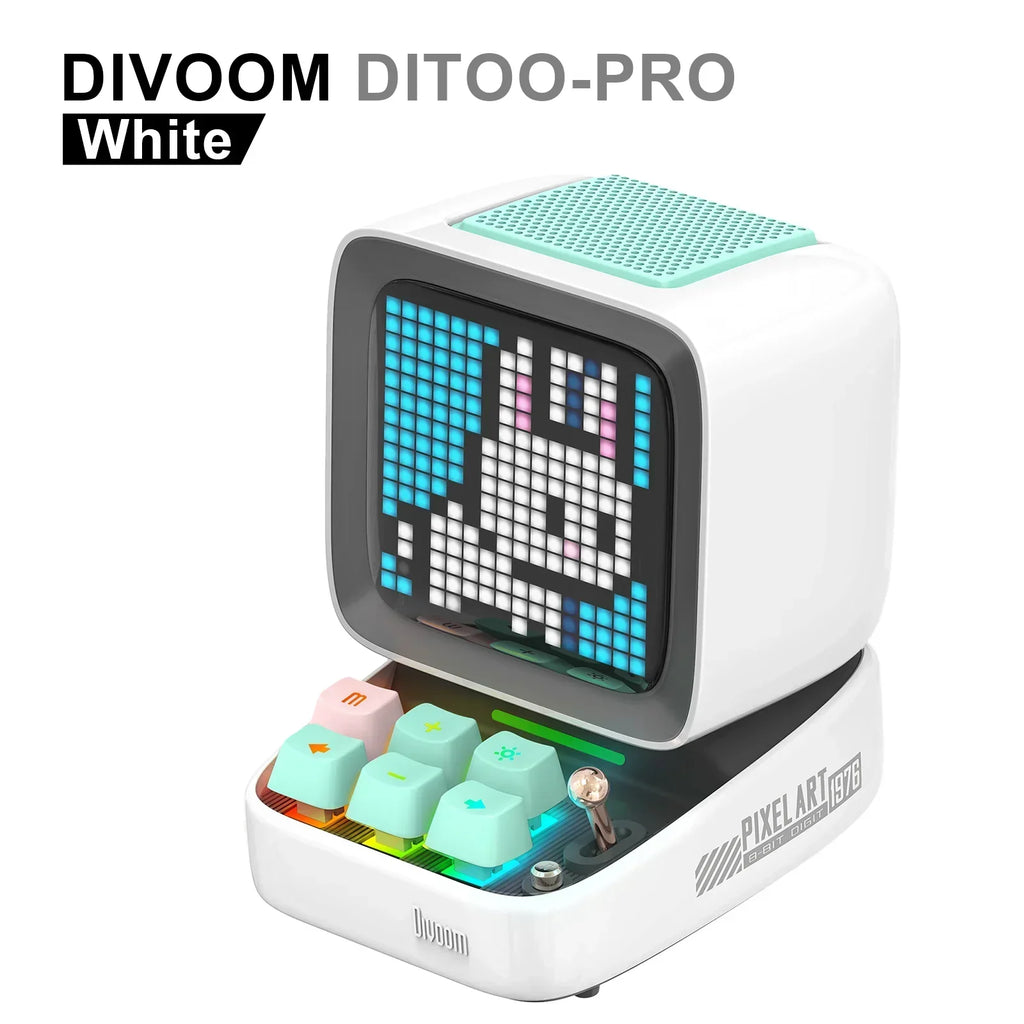 DecorBites™ Ditoo-Pro Retro Pixel Art Bluetooth Speaker Alarm Clock LED Display Board