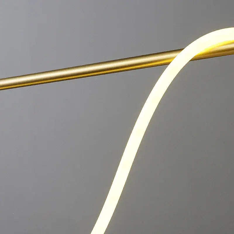 Modern gold nordic hose led ceiling chandelier for living room