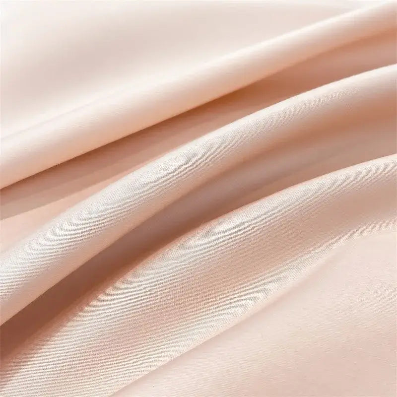 Luxurious white satin egyptian cotton duvet cover bedroom bedding