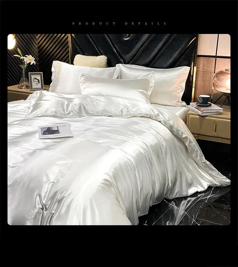Luxury teal mulberry silk bedding set bedroom duvet cover