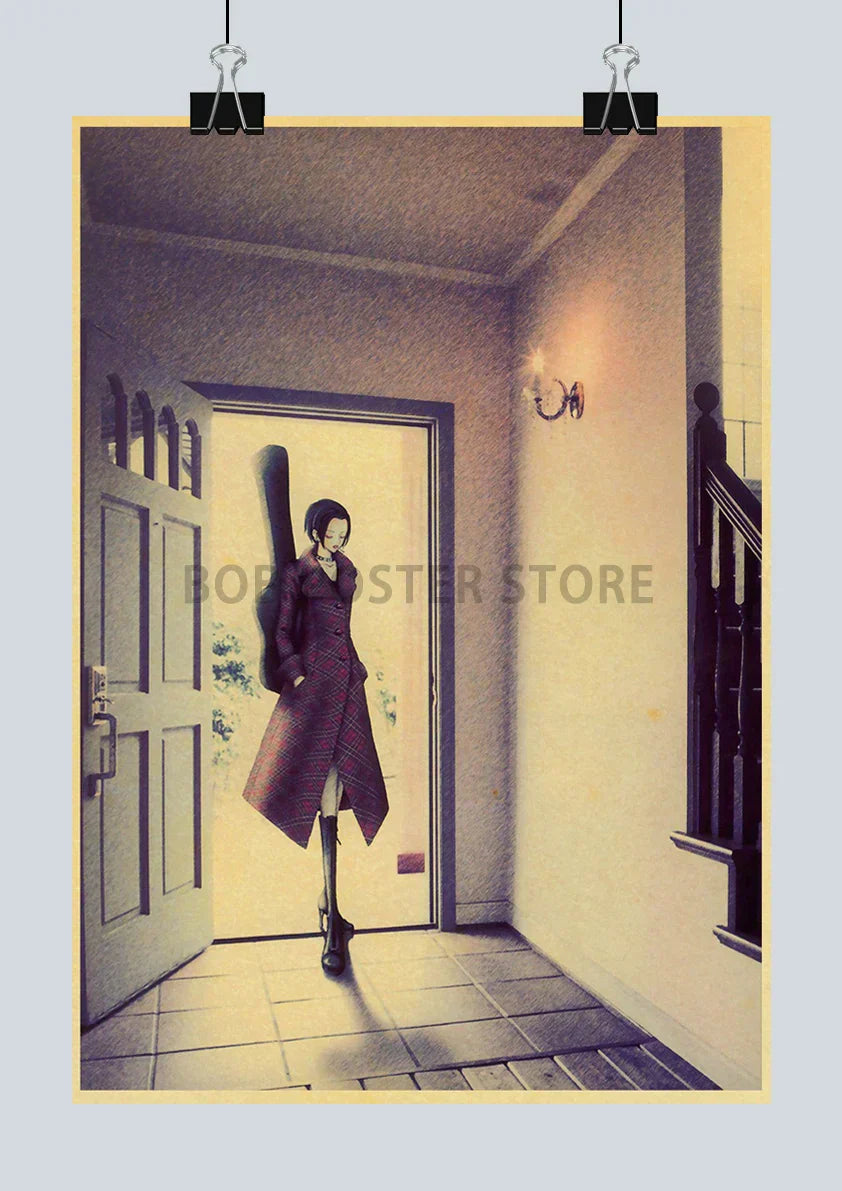 Nana anime retro poster set punk bedroom wall decor