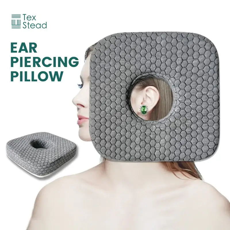 DecorBites™ Comfort Side Sleeper Pillow with Ear Hole for CNH