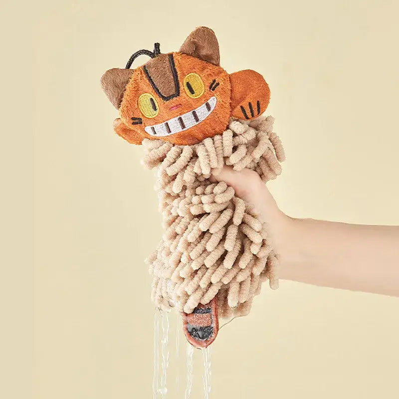 DecorBites™ Cat Kitchen Hand Towel Microfiber Chenille Super Absorbent Quick-dry Home Towel
