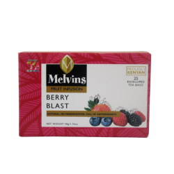 MELVINS BERRY BLAST TEA BAGS 25's TAGGED