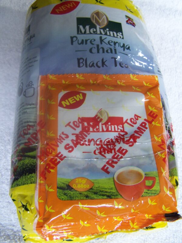 Melvins Pure Kenya Chai - Black Tea Plus Free Tangawizi Sample 500g