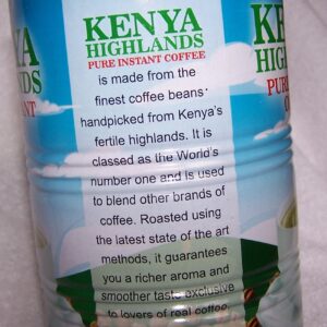 KENYA HIGHLANDS PURE INSTANT COFFEE 250g